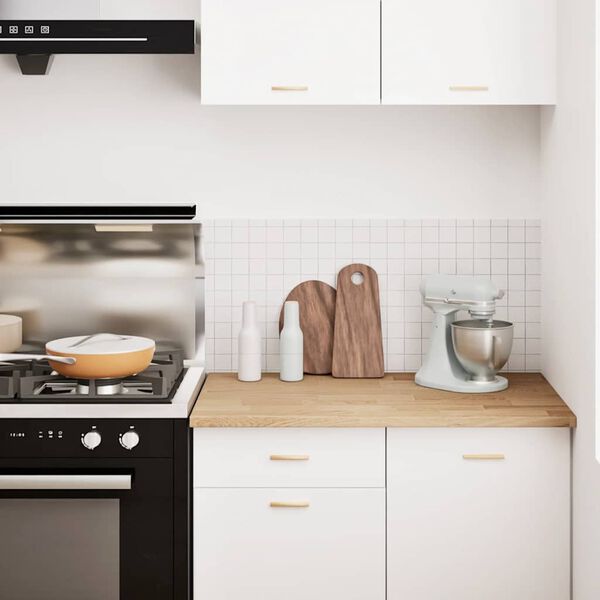 VidaXL Bancada de cozinha retangular 100x63,5x2,7 cm carvalho maci&ccedil;a