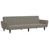 vidaXL Sof&aacute;-cama de 2 lugares veludo verde-escuro