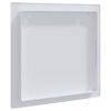 vidaXL Pain&eacute;is de Acesso 2 pcs Branco 20 x 20 cm Pl&aacute;stico ABS