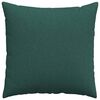 vidaXL Travesseiros de Sof&aacute; 2 pcs Verde Escuro 60 x 60 cm tecido
