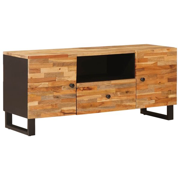 vidaXL Gabinete para TV com prateleira Castanho 105 x 33 x 46 cm