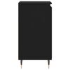 vidaXL Aparadores 2 pcs 40x35x70 cm derivados de madeira preto