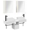 vidaXL Conjunto de Arm&aacute;rios para Banheiro 5 unid. Branco