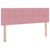 vidaXL Cama com Armazenamento com colch&atilde;o Rosa 140 x 200 cm Veludo