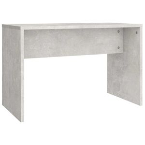 vidaXL Banco toucador 70x35x45 cm madeira processada cinzento cimento