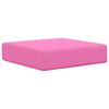 vidaXL Almofada de Assento Externa Rosa 40 x 40 x 8 cm 100% Poli&eacute;ster
