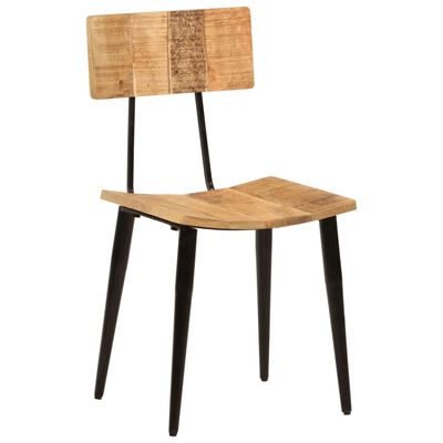vidaXL Cadeiras de jantar 2 pcs 44x40x80cm madeira de mangueira maciça