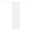 vidaXL Porta Deslizante 73,5 x 211 cm Derivados de Madeira Branco