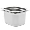 vidaXL Recipientes gastronorm 2 pcs GN 1/2 200 mm a&ccedil;o inoxid&aacute;vel
