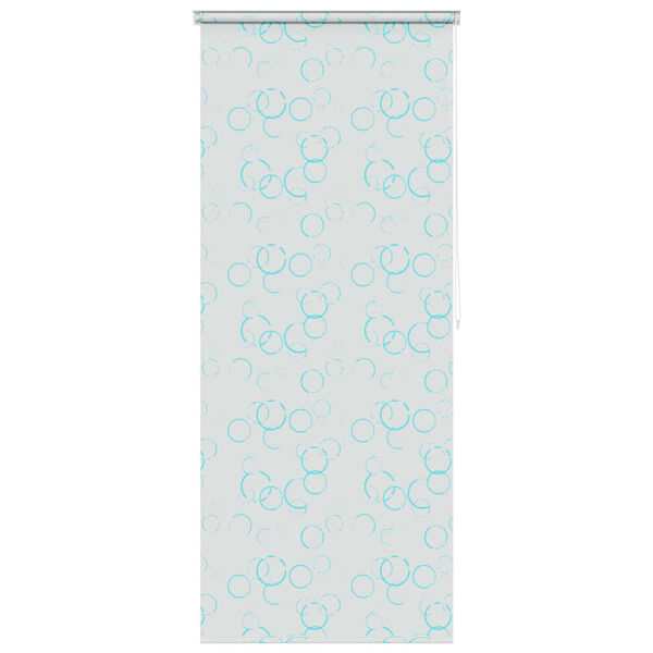 vidaXL Estore de rolo para o duche 80x240 cm bolhas