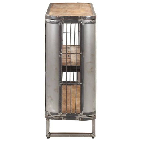 vidaXL Aparador 120x30x73 cm madeira de mangueira maci&ccedil;a