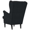 vidaXL poltrona Preto 92 x 71 x 91 cm Veludo