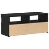 vidaXL Gabinete para TV Carvalho Preto 90 x 35 x 40 cm