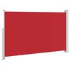vidaXL Toldo lateral retr&aacute;til para p&aacute;tio 180x300 cm vermelho
