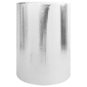 vidaXL Refletor de calor para radiador Prateado 5 x 0,6 m Polietileno