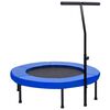 vidaXL Trampolim com pega e almofada de seguran&ccedil;a 102 cm
