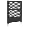 vidaXL Treli&ccedil;a com Espinho Antracite 99 x 6 x 165 cm PP