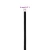 vidaXL Corda de barco 6 mm 250 m polipropileno preto completo