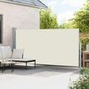 vidaXL Toldo lateral retr&aacute;til 160 x 500 cm cor creme