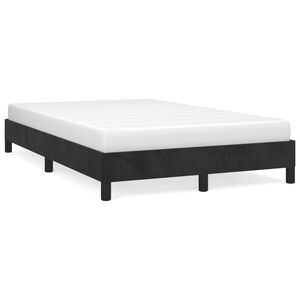 vidaXL Estrutura de cama sem colchão 120x190 cm Veludo preto