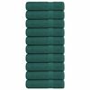 vidaXL Toalhas de banho 10 pcs 70x140 cm 360 gsm 100% algod&atilde;o verde