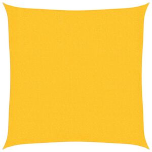 vidaXL Para-sol estilo vela 160 g/m&sup2; 2x2 m PEAD amarelo