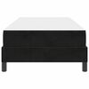 vidaXL Cama Box com colch&atilde;o Preto 80 x 210 cm tecido