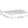 vidaXL Estrutura de Cama Ottoman Carvalho Sonoma 193 x 120 x 25 cm
