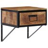vidaXL Mesa de cabeceira 40x35x40 cm madeira de mangueira maci&ccedil;a