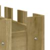 vidaXL Canteiro elevado c/ design cerca 150x30x30 cm pinho impregnado