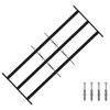 vidaXL Grade de Seguran&ccedil;a para Janelas com 3 Barras Transversais 3 pcs