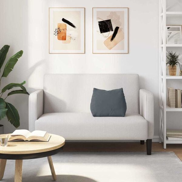 vidaXL Travesseiro para Costas Cinza Escuro 45 x 20 x 35 cm