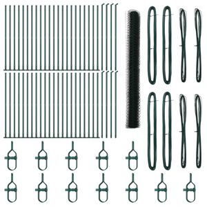 vidaXL Poste de Cerca Verde