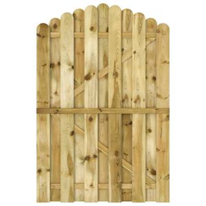 vidaXL Port&atilde;o de jardim 100x150 cm pinho impregnado