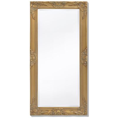 vidaXL Espelho de parede em estilo barroco, 100x50 cm, dourado