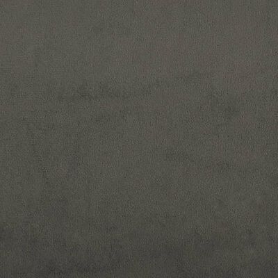 vidaXL Colchão de molas ensacadas 80x200x20 cm veludo cinza-escuro