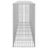 vidaXL Muro gabi&atilde;o com tampas a&ccedil;o galvanizado 300x50x100 cm