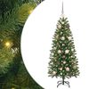 vidaXL &Aacute;rvore de Natal Artificial com 150 LEDs Verde 120 cm PE e PVC