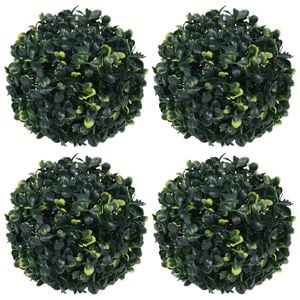 vidaXL Bolas de buxos artificiais 4 pcs 12 cm