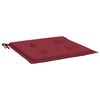 vidaXL Almofadões p/ cadeiras jardim 4pcs tecido oxford vermelho tinto