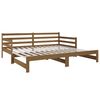 vidaXL Sof&aacute;-cama puxar 2x(80x200) cm pinho maci&ccedil;o castanho mel