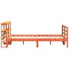 vidaXL Cama sem colch&atilde;o 160x200 cm madeira pinho maci&ccedil;o castanho-mel
