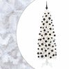vidaXL &Aacute;rvore de Natal artificial estreita com bolas 180 cm 300 LED