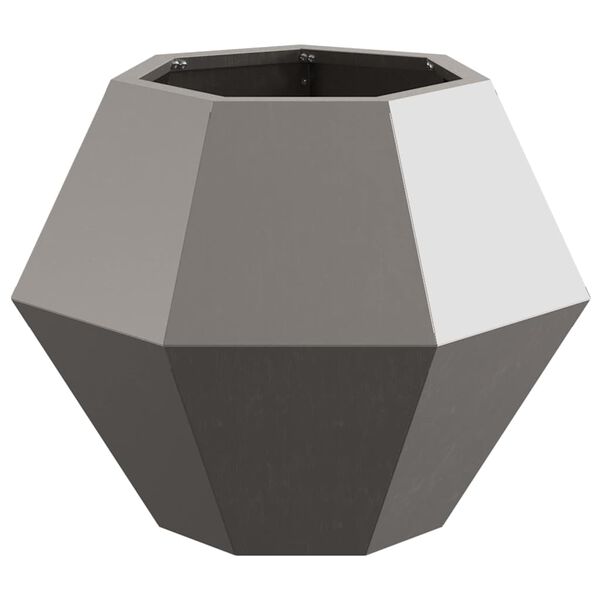 vidaXL Floreira Ferro Enferrujado 50 x 50 x 40 cm