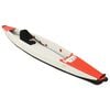vidaXL Kayak insuflável 375x72x31 cm poliéster vermelho