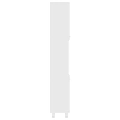 vidaXL Armário de casa de banho 30x30x179 cm contraplacado branco