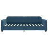 vidaXL Sof&aacute;-cama 100x200 cm veludo azul