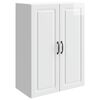 vidaXL Arm&aacute;rio de Parede Branco Brilhante 66 x 34,5 x 90 cm