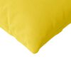 vidaXL Travesseiros de Sof&aacute; 2 pcs Amarelo Claro 120 x 40 cm tecido
