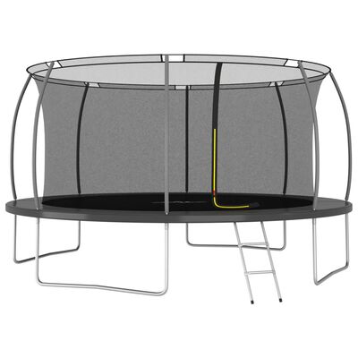 vidaXL Conjunto de trampolim redondo 460x80 cm 150 kg